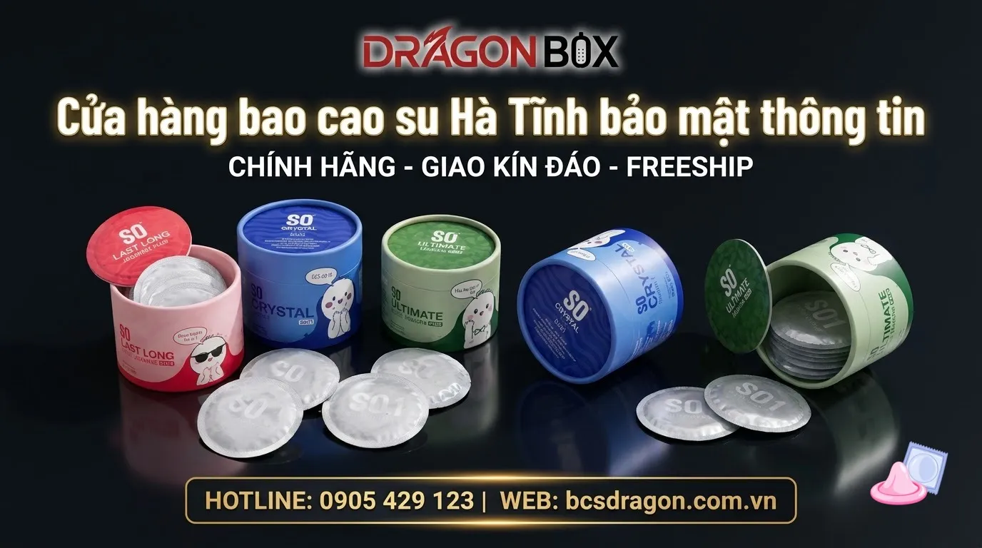 Cửa hàng bao cao su Hà Tĩnh bảo mật thông tin