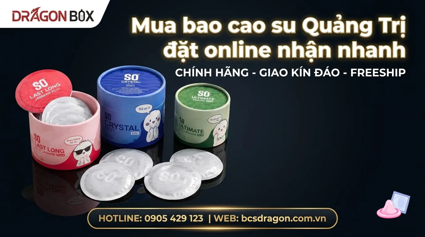 Mua bao cao su Quảng Trị đặt online nhận nhanh